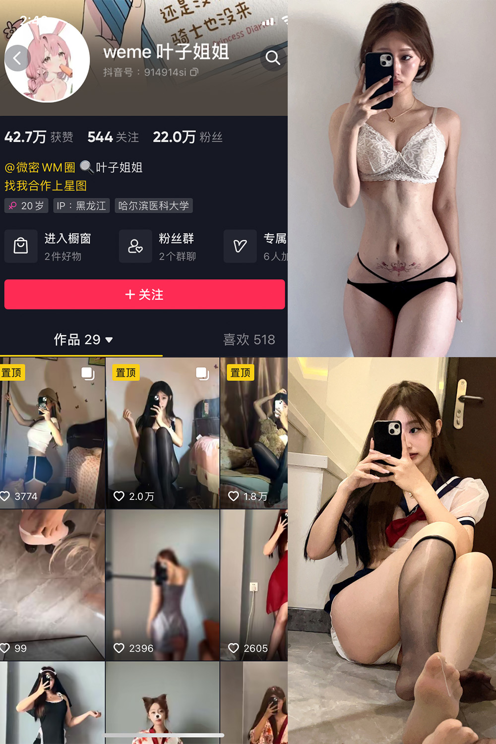 抖音 叶子姐姐 微密圈 NO.003期 【38P】