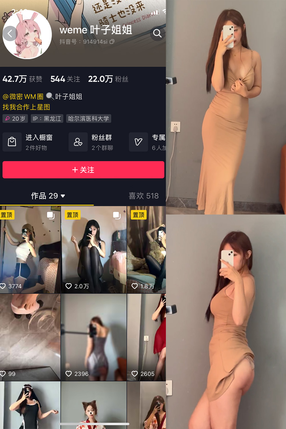 抖音 叶子姐姐 微密圈 NO.009期 【22P8V】