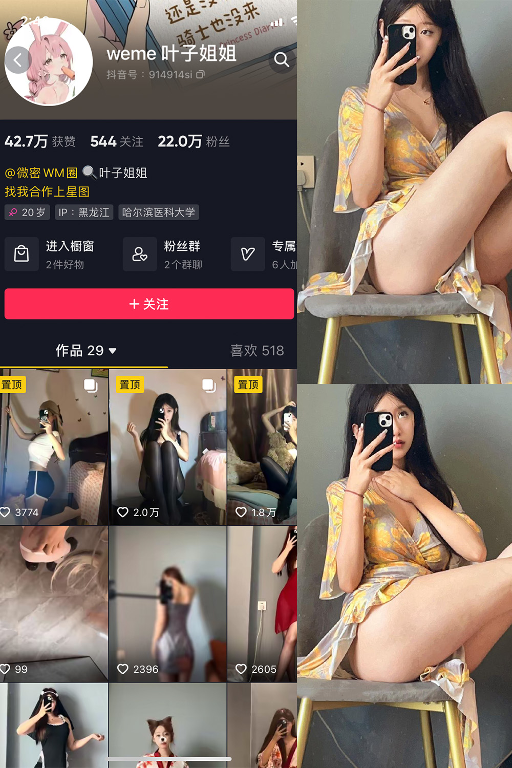 抖音 叶子姐姐 微密圈 NO.014期 【6P9V】