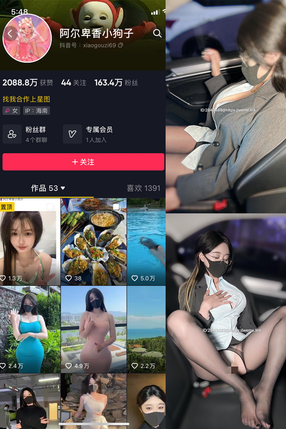 抖音 阿尔卑香小狗子 微密圈 NO.007期 【15P】